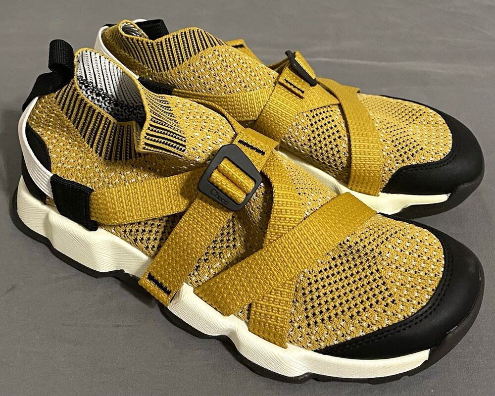 Chaco Z/Ronin Womens 9 Spice Mustard Knit Water Hiking Shoes Gorpcore Trail
